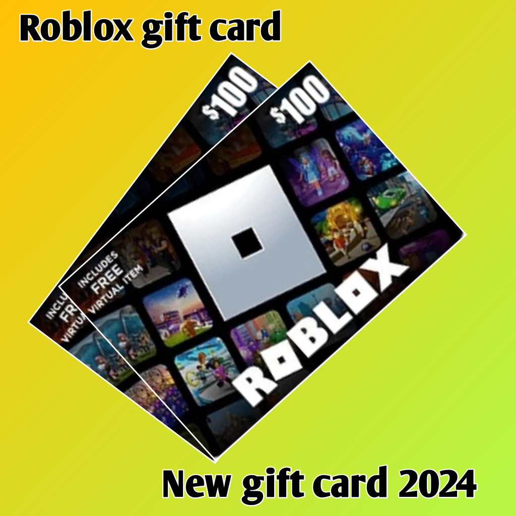 New Roblox gift card 2024