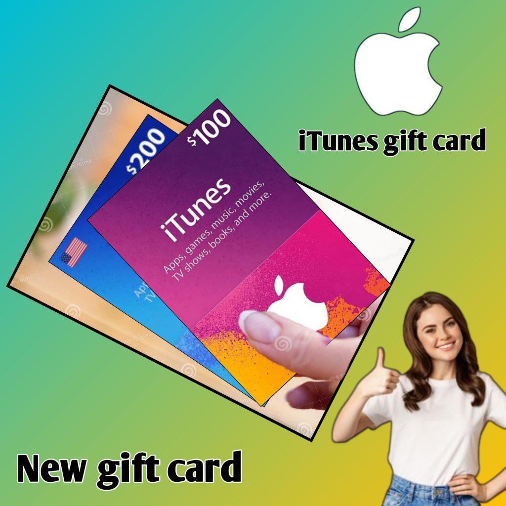 Unused iTunes gift card 2024